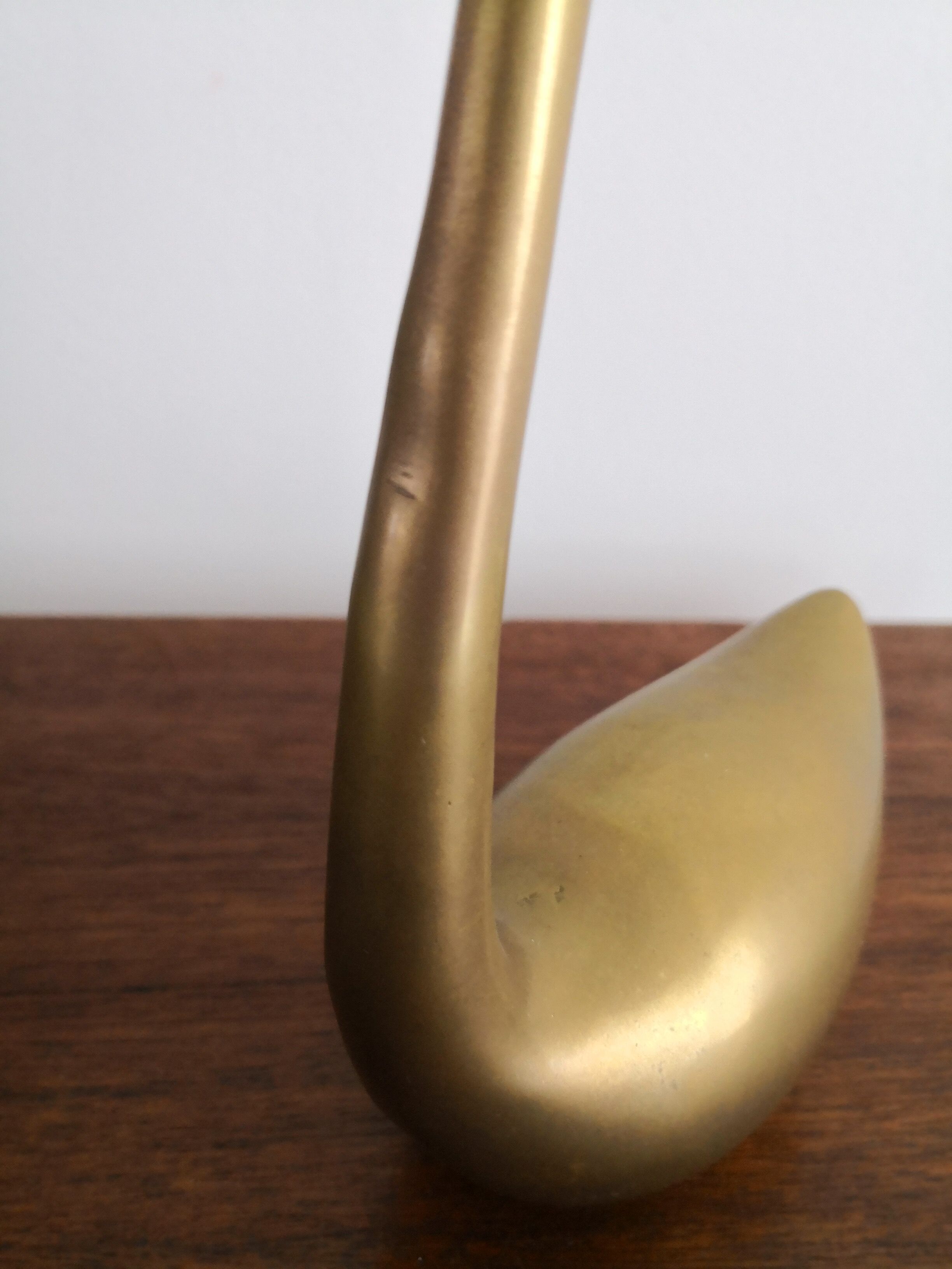 Couple ducks vintage brass