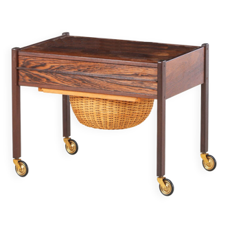Danish rosewood sewing table /side table