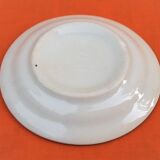 Suite de 4 assiettes anciennes de dinette Porcelaine décor foral    ​​​​​