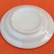 Suite of 4 old plates of dinette Porcelaine foral decoration