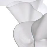 Transparent Etched Glass Vase "Cartoccio" by Pietro Chiesa for Fontana Arte