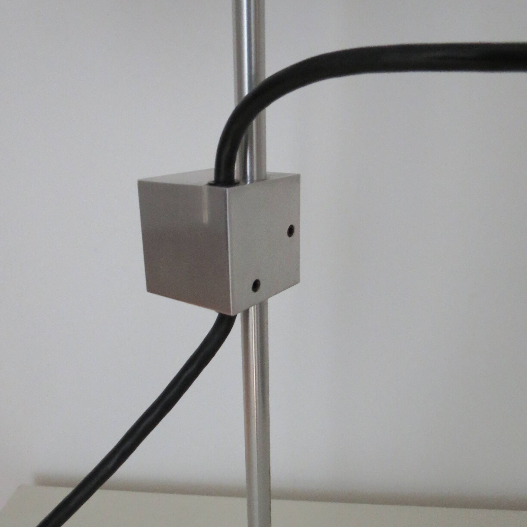 1960s desk lamp by Peter Nelson aluminium desk lamp mid century modern desk lamp