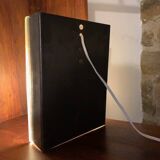 70s glass paste wall lamp