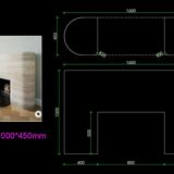 Travertine fireplace