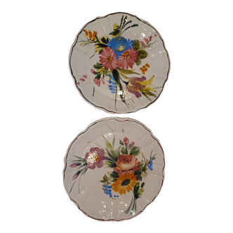 Lot de 2 assiettes brayard