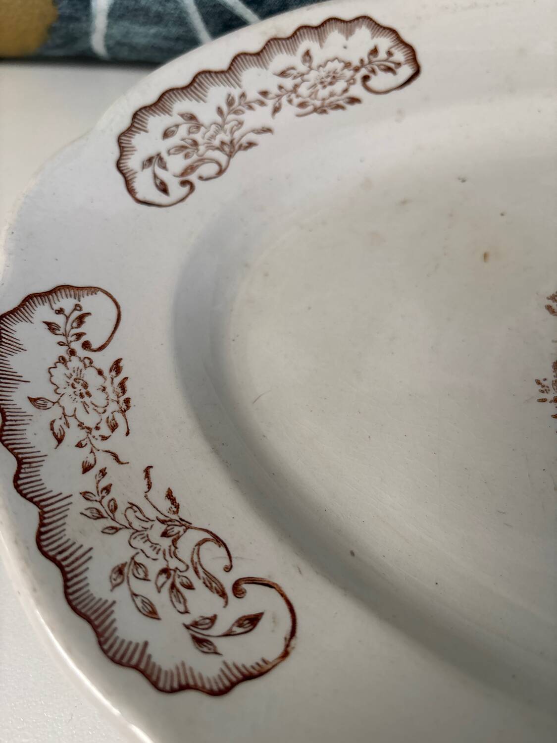 Antique serving dish