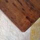 Antique farmhouse stool in solid oak – Rustic Brutalist Look