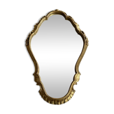 Miroir baroque bois doré 60x40cm