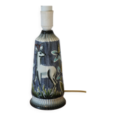 Scandinavian ceramic lamp base by Tilgmans Keramik