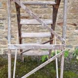 Antique wooden stepladder