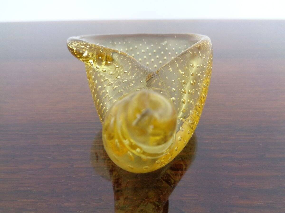 Italian Murano Glass Shell by Archimede Seguso for Murano, 1960s