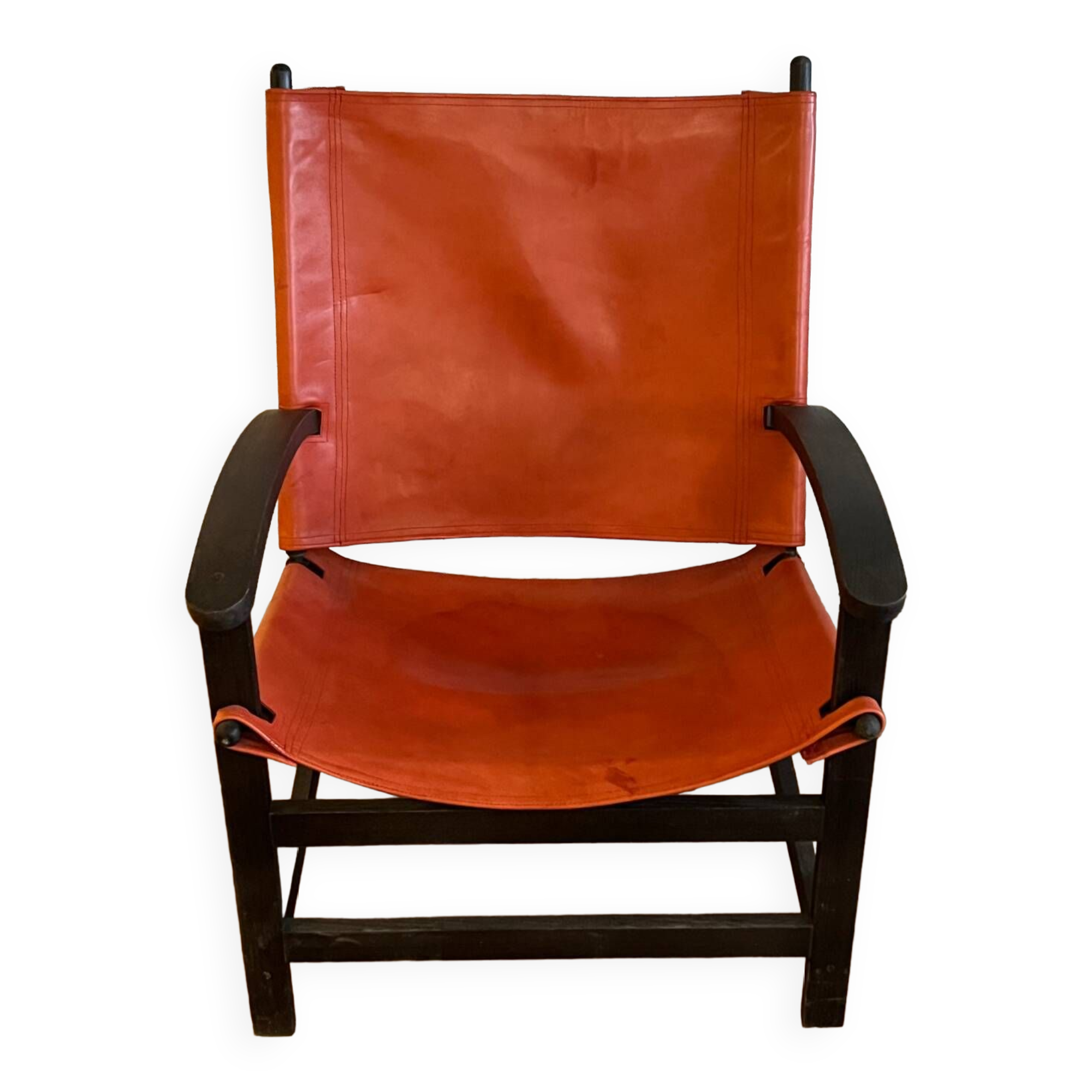 Vintage safari armchair