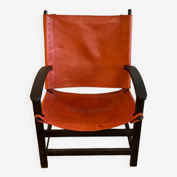 Fauteuil safari vintage