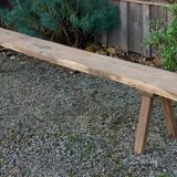 19th century oak farm bench