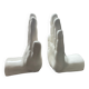 Pair of vintage ceramic hand bookends
