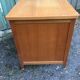 Bureau vintage en chêne à 5 tiroirs