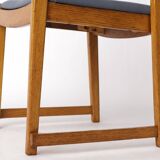 Vintage Oak Stacking Chair by Carl-Ewert Ekström – 1960s Scandinavian Desig