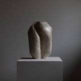 Large stoneware floor vase in ceramic by Danish artist Ole Victor, 2022.