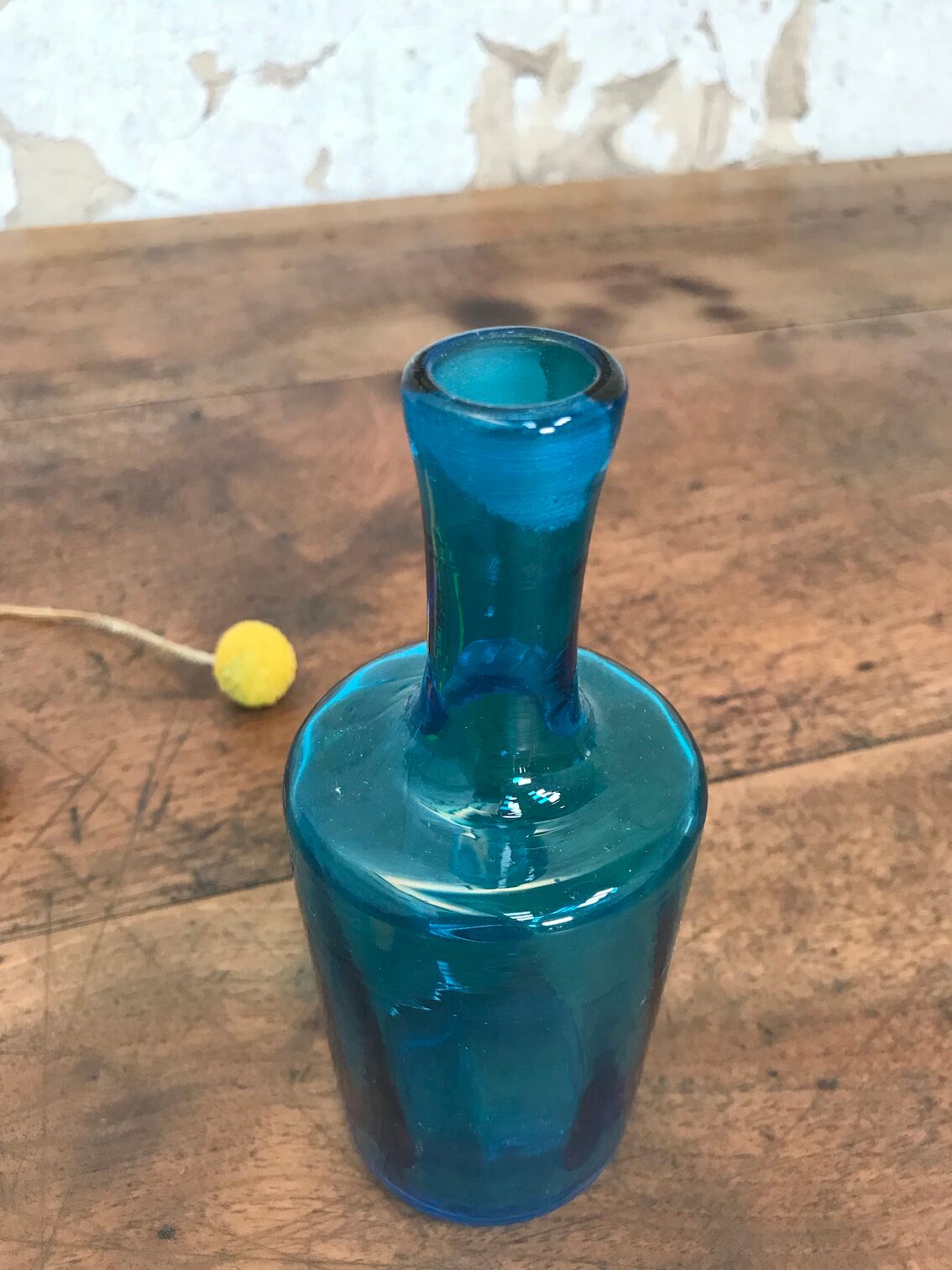 Lot of 3 vials of blue glass