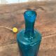Lot of 3 vials of blue glass