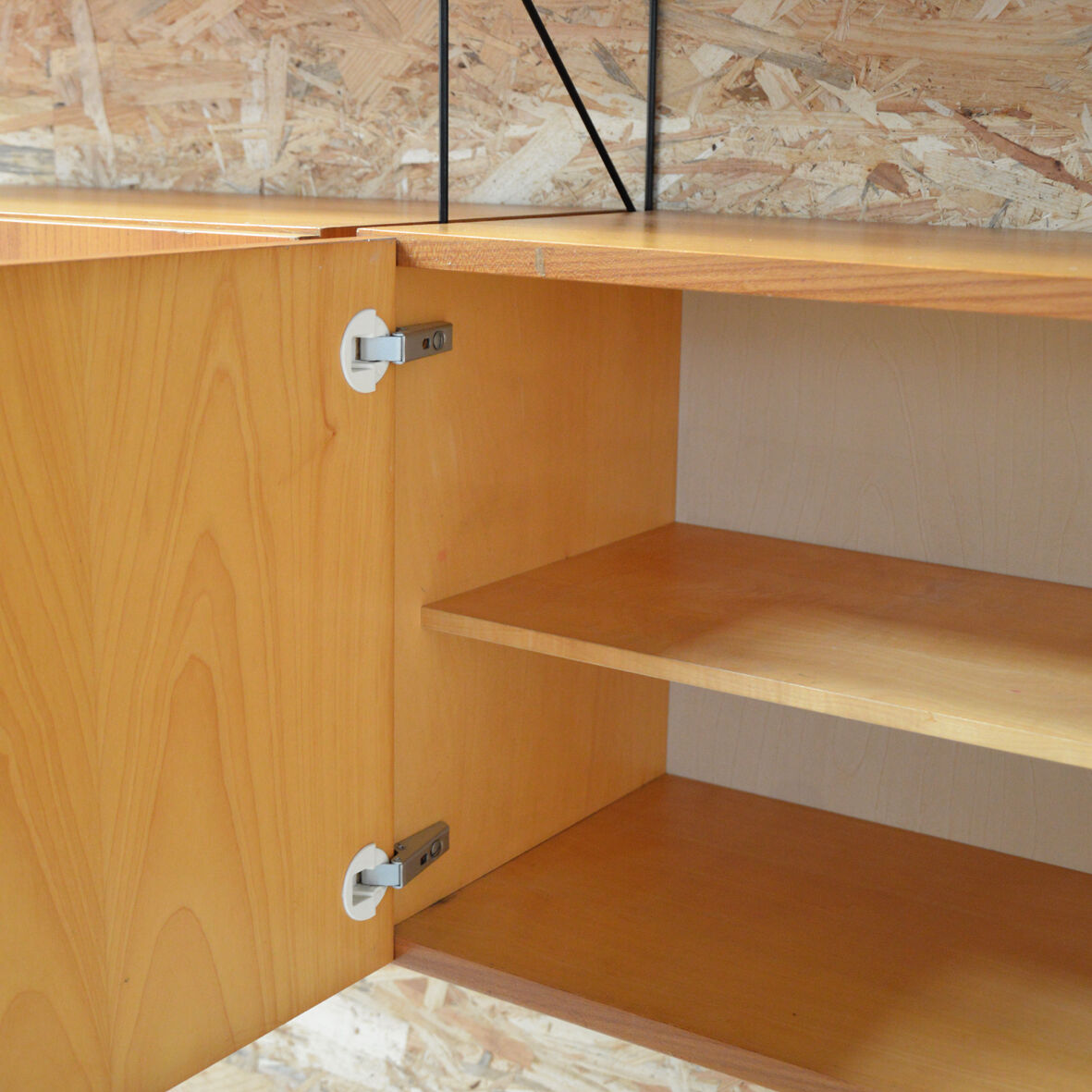 System wall shelf Erbus Möbel, 1960