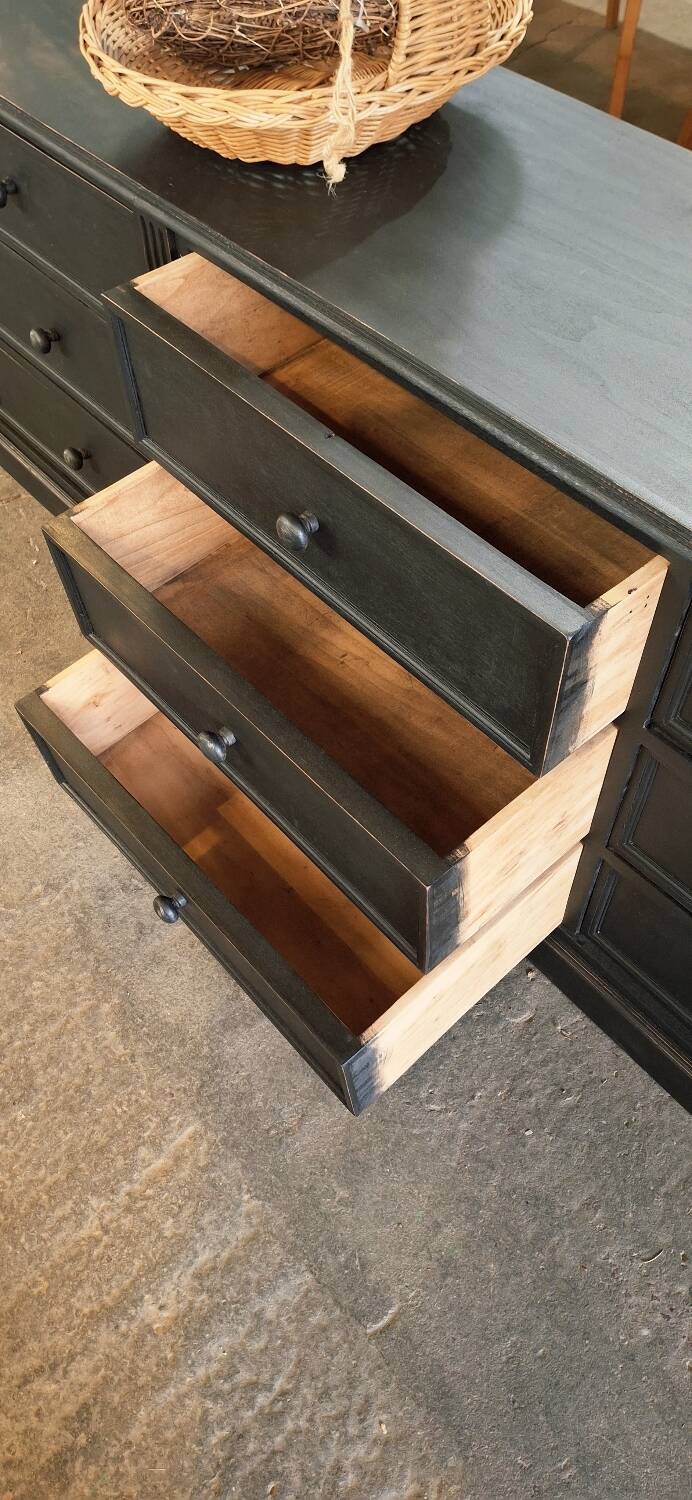 Craft cabinet with drawers