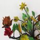 Paire d'appliques "Bouquet de fleurs"