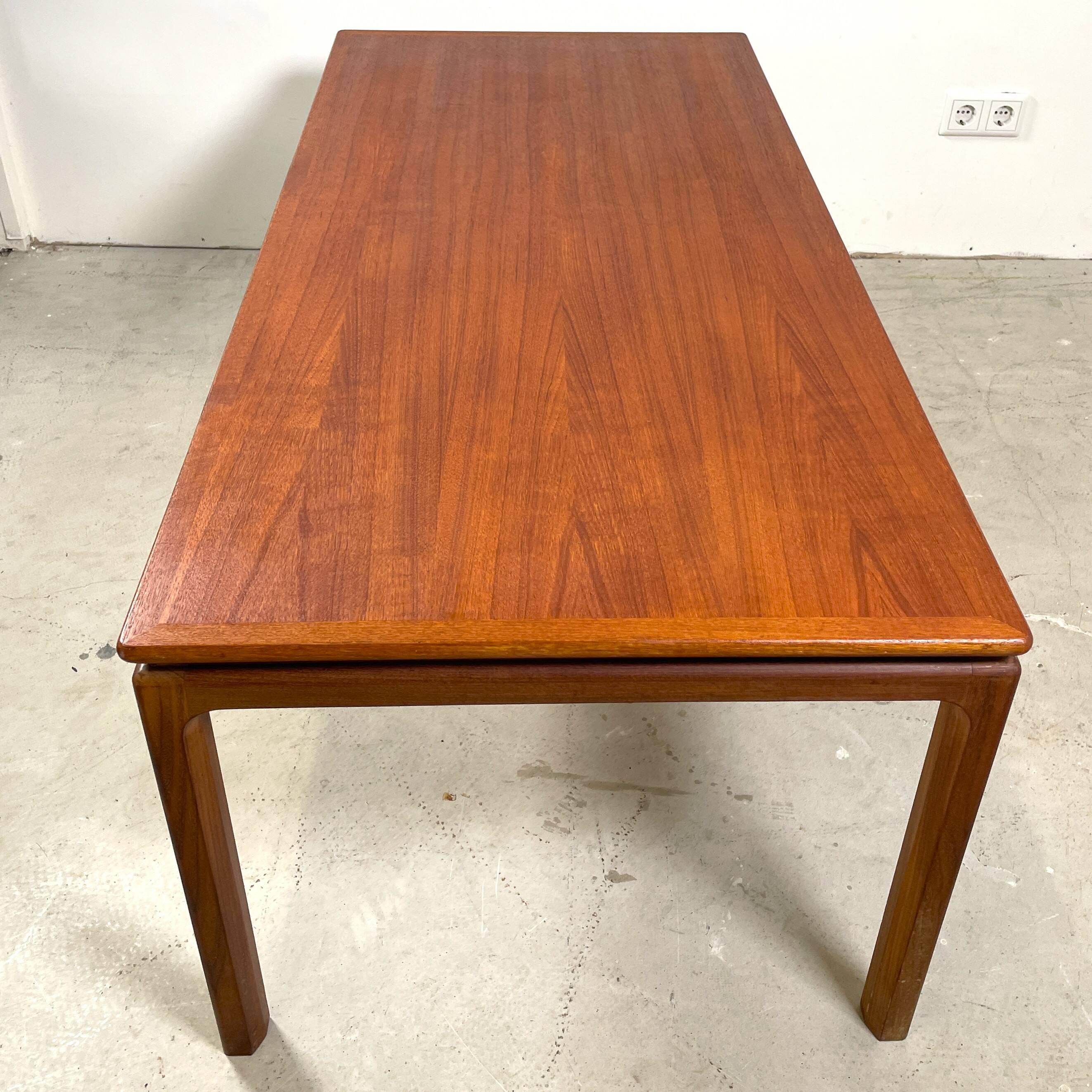 Danish teak coffee table, Aksjel Kjersgaard style
