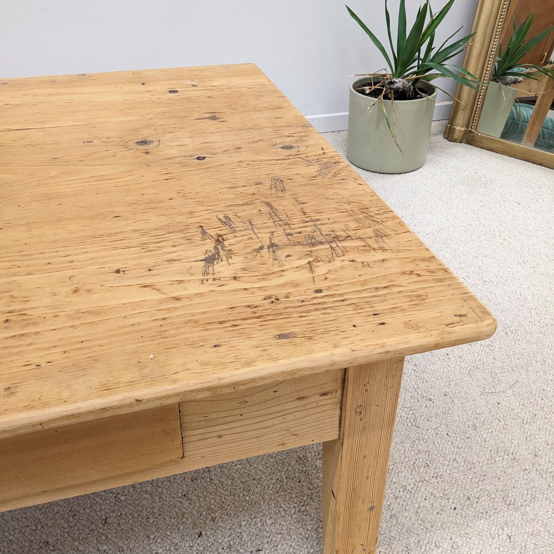 Large vintage coffee table