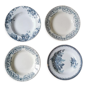 Assiettes creuses anciennes