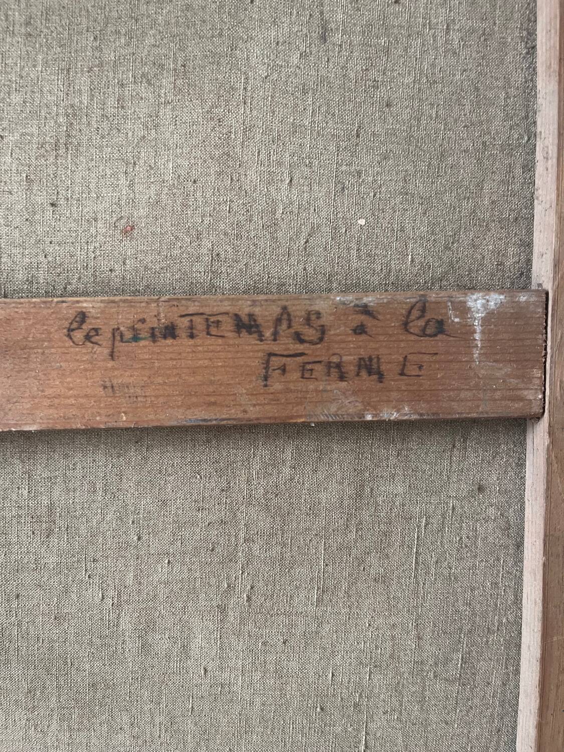 Spring on the Farm, signed E. Soutrenoy, 1949