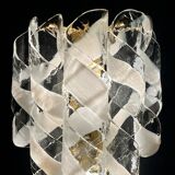 Vintage Murano Torciglioni wall lamp by Avmazzega, Italy, 1970s