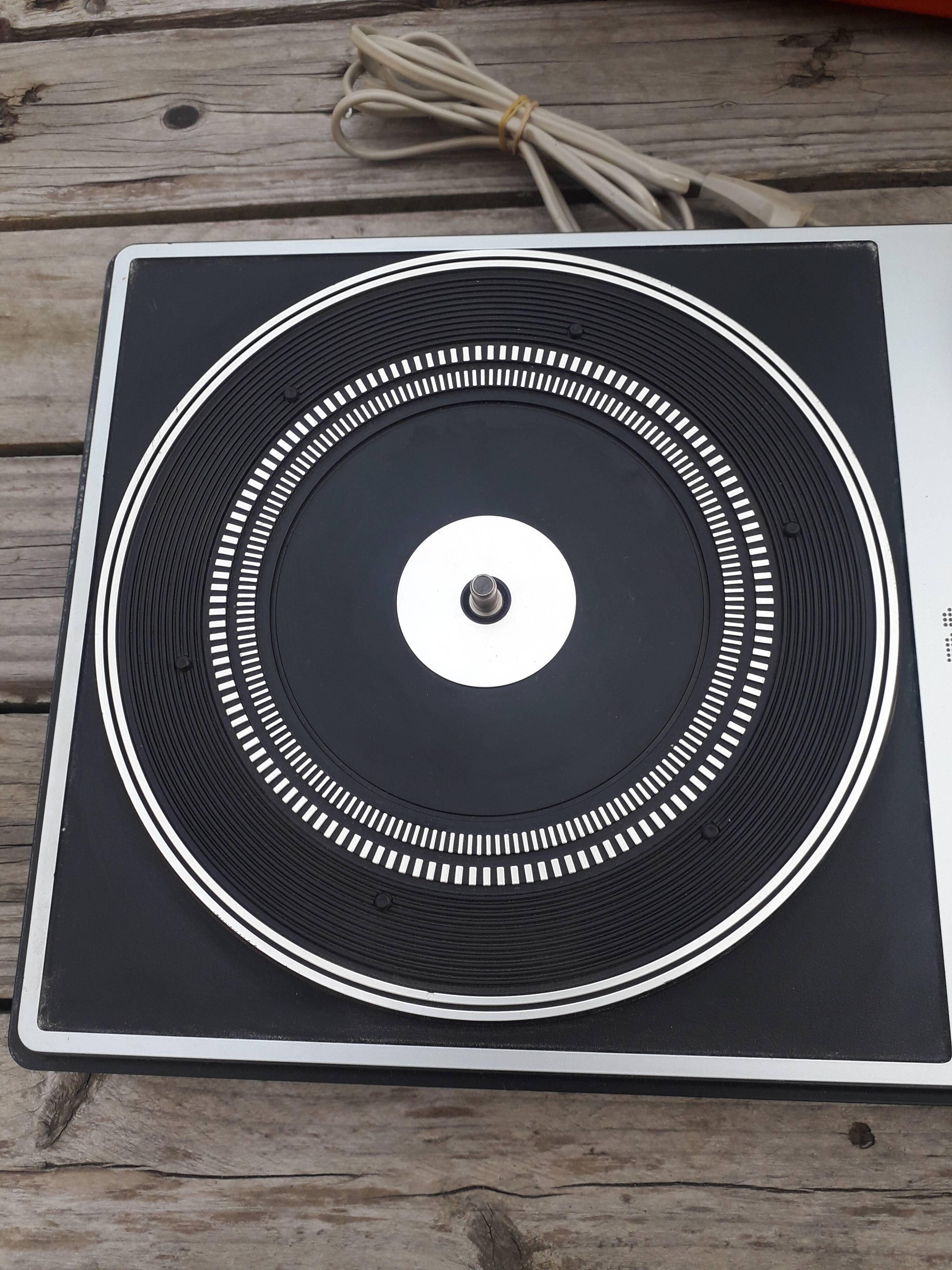 Portable record player vintage Philips 280 1970-80