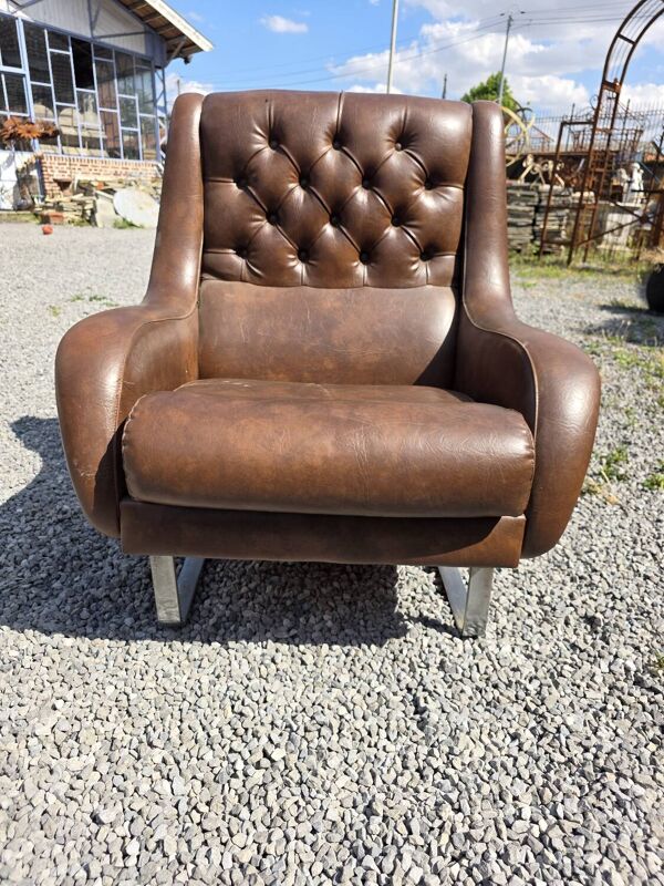 Fauteuil Varam pieds luge