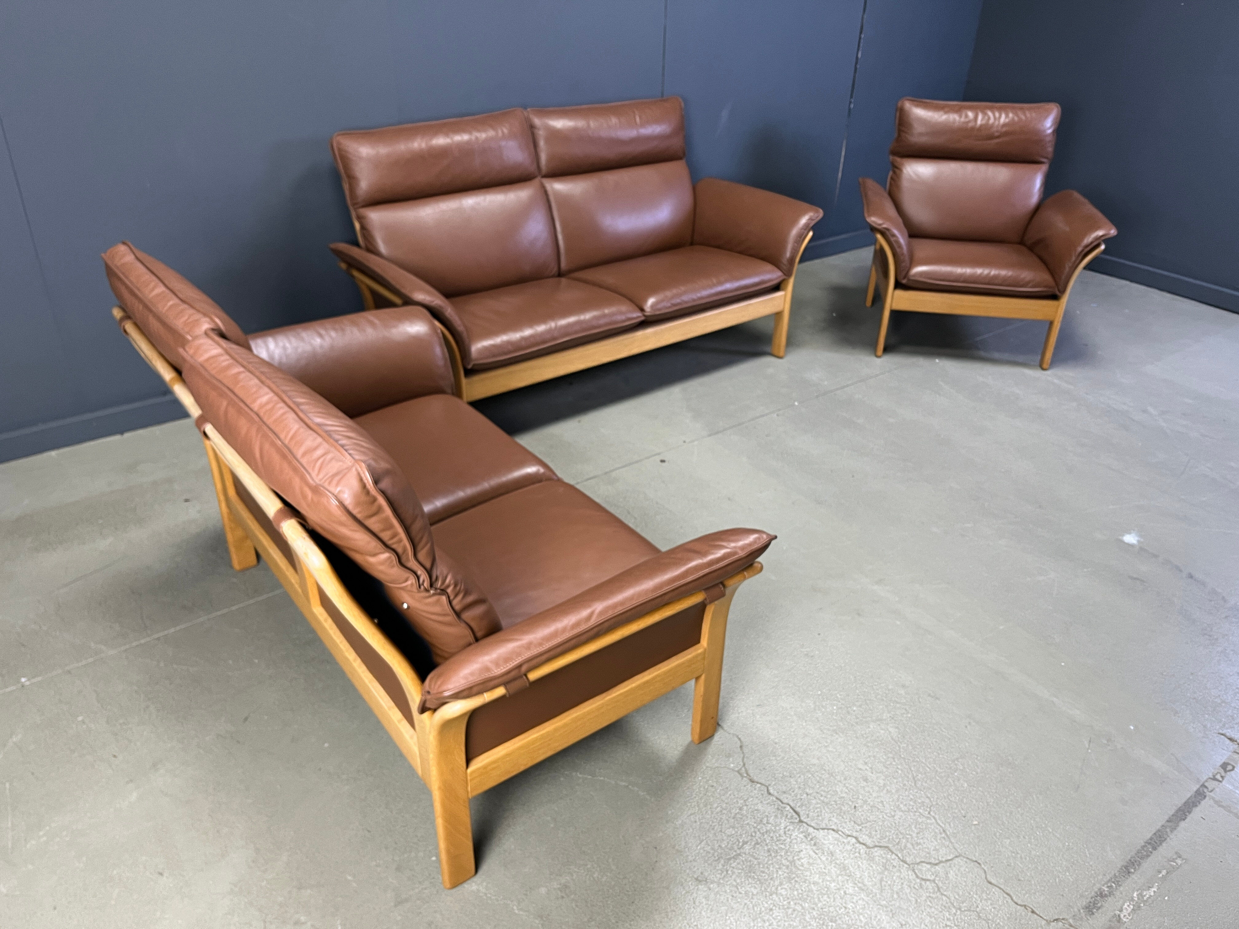 Vintage Scala sofa set by Dreipunkt International, 1970s