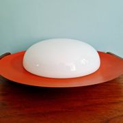 Paire d'appliques murales Space Age orange XXL, 1960