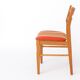 Set of 4 Henning Kjærnulf Oak Dining Chairs | Danish | EG Møbler | 1970s