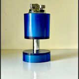 Vintage SAROME Japan Table lighter in Blue Plastic