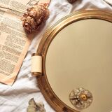 Large art deco mirror tray