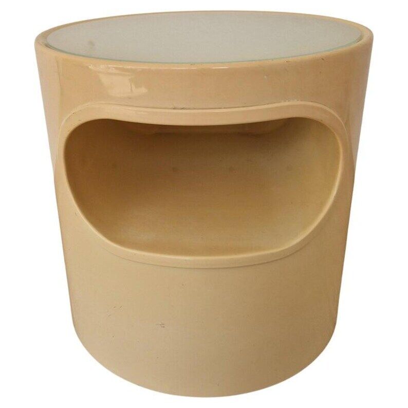 Midcentury Space Age Side Table Artemide, design Emma Gismondi, Italy, 1960s