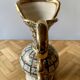 Old vase - Hubert Bequet - hand-painted floral decoration - Made in Belgium