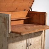 Ancienne commode de bureau blanche (vers 1920)