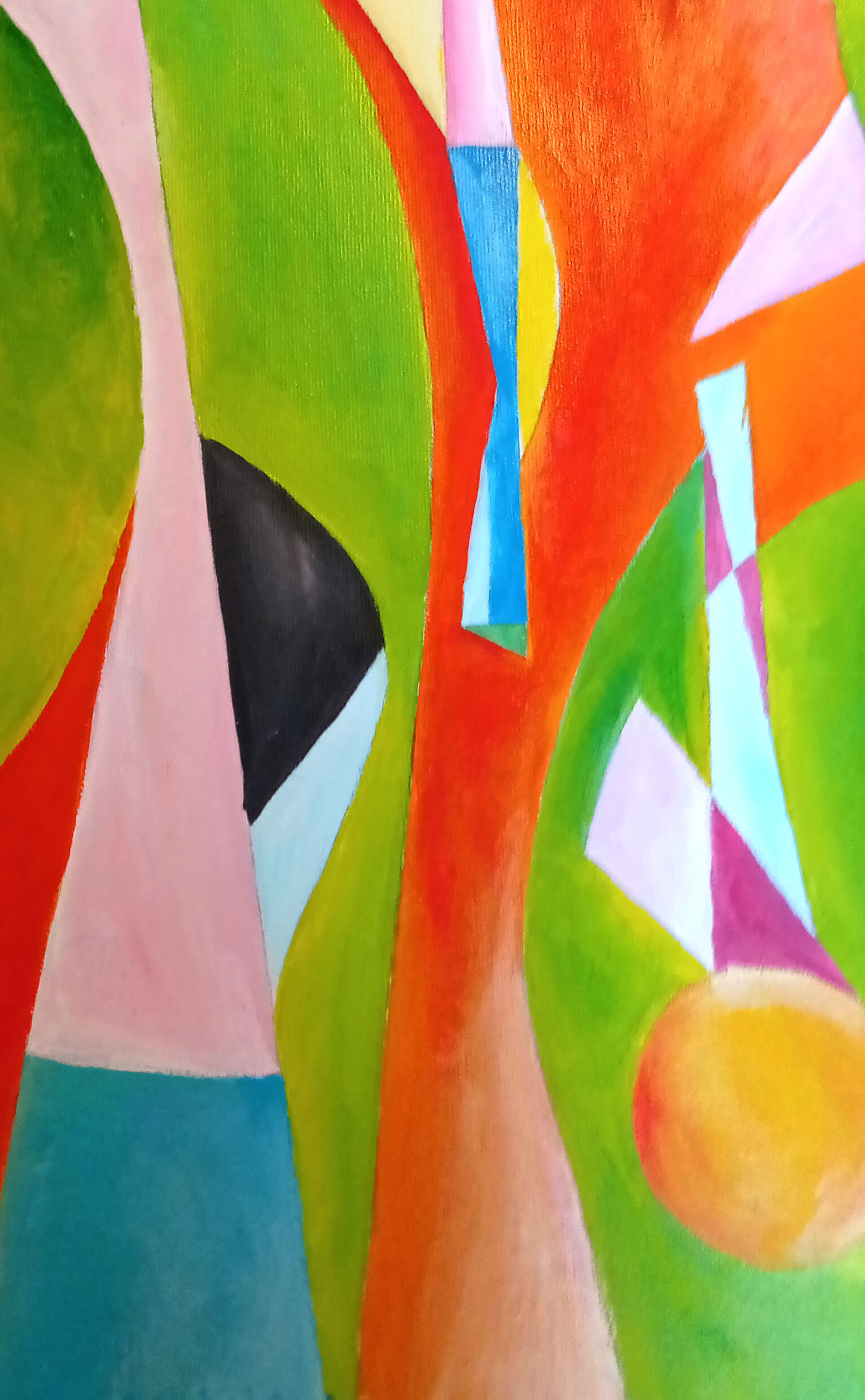 Contemporary acrylic painting