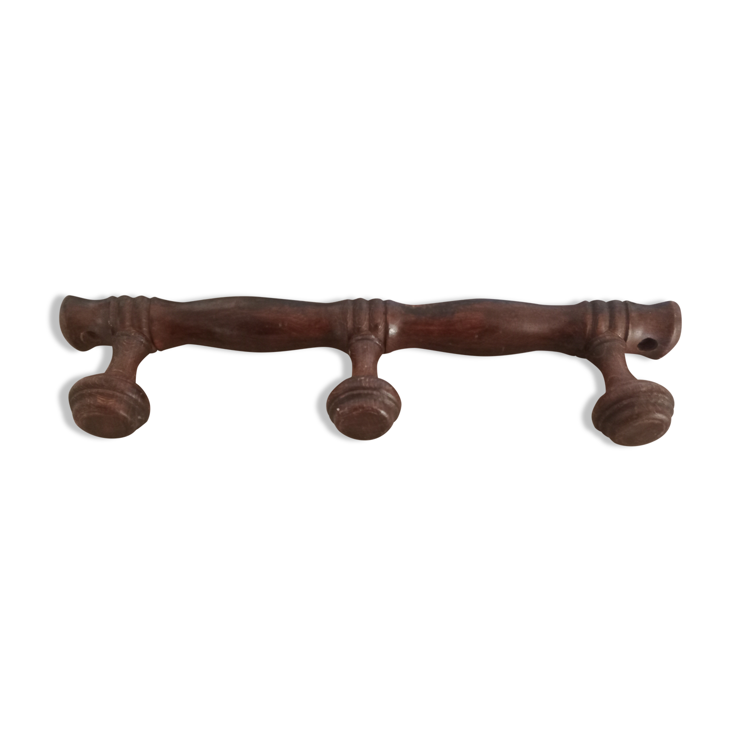 Wooden wall hook