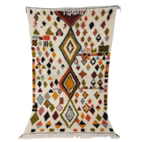 Handmade tribal berber carpet 194 x 133 cm
