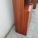 Vintage Scandinavian-style teak bookcase