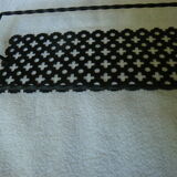 Plateau en métal perforé noir