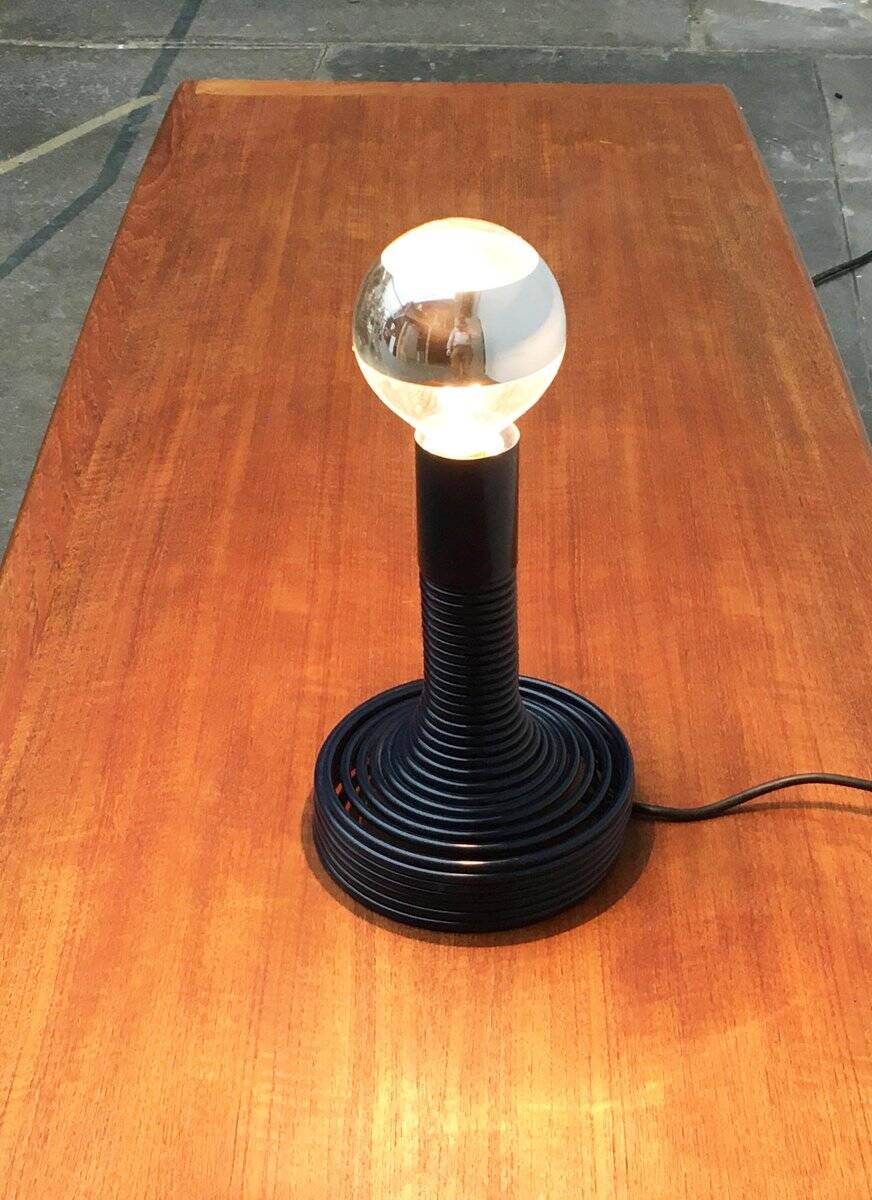 Lampe de table Spirale de l’ère spatiale italienne par Angelo Mangiarotti pour Candle