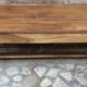 Old Burmese teak bench