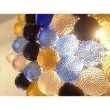Scenographic Multicolor “Ballotton” Balls Murano Glass Chandelier